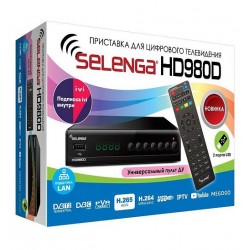 Приставка для цифрового ТВ "HD980D" Selenga